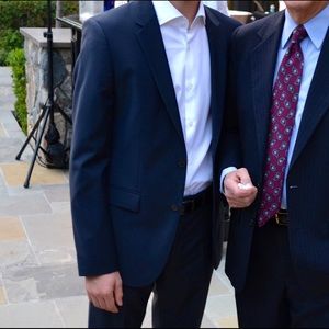 Hugo Boss Super100 Navy blue suit jacket 36R